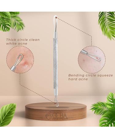 OCBA Blackhead Remover Professional Skincare Spot Treatment Blackhead Remover Tool for Blemish Comedone Whiteheads Pimple Popper with Double Sided Soft Touch and Anti-Slip Design - Buy Online on GoSupps.com