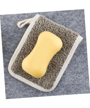 CAXUSD bubble bag soap bag exfoliating soap bag soap saver pads bar soap holder soap mesh pouches exfoliating soap saver pouches sponge scrubber pouch soap pocket loofah man flax Body - Buy Online on GoSupps.com