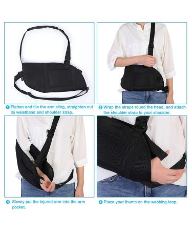 Buy Arm Sling with Thumb Support | Dislocated Shoulder Sling & Broken Arm Immobilizer - Fast International Shipping - Buy Online on GoSupps.com