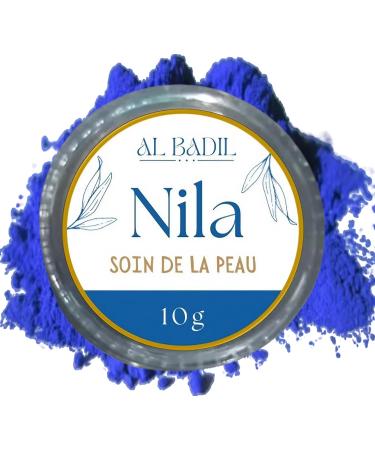 Nila Bleu Original Powder in Resealable Jar - Nila Du Maroc - For Skin and Hair - 100% Natural Lightening Powder - Beauty Secrets of Morocco