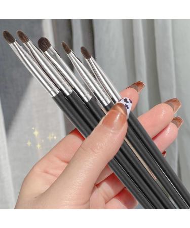 DRESSOOS 5pcs Eye Shadow Brush Makeup Brush Eye Brush Eye Shadows Kit Eye Shadow Brushes Wooden Handle - Buy Online on GoSupps.com