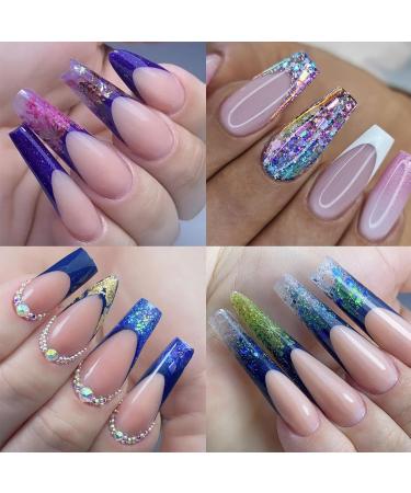 Forms Nail Sticker Gel Extension Quick Building Nail Forms Mould False Nail Tips Reusable Nail Molds French Manicure Tips Inner Mold Aezon - Buy Online on GoSupps.com