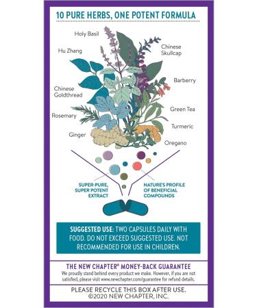 New Chapter Zyflamend 60 Veg Capsules - Natural Inflammation Support - Buy Online on GoSupps.com