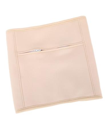 Castor oil pack ergonomically adjustable castor oil pack reusable soft compress castor oil pack Castle pack wrapping compress for liver tag sleep (Khaki)