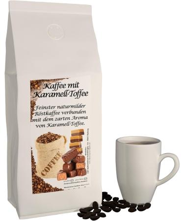Caramel-flavored coffee 1000g ground - Buy Online on GoSupps.com