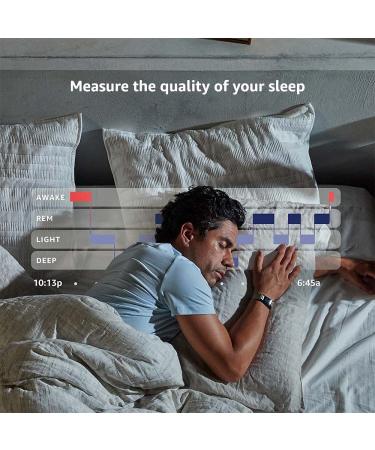 Amazon Halo View Fitness Tracker | Color Display for Heart Rate, Activity, Sleep Tracking | Active Black Medium/Large Sport Band - Buy Online on GoSupps.com