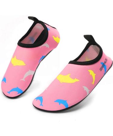 Sixspace Children s Bathing Shoes | Fast Drying Slipproof Aqua Shoes for Girls & Toddlers | Light Pink Beach & Pool Shoes | EU Size 29 - Buy Online on GoSupps.com