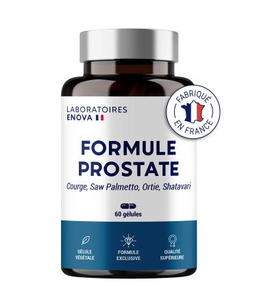 PROSTATE FORMULA | Squash Saw Palmetto Nettle Shatavari | Retention Flow Frequency | 60 Capsules | Made in France | Food Supplement