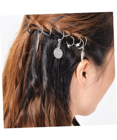 minkissy Hair Beads for Dreadlocks Hair Braid Rings Hair Accessories for Braids Hair Jewelry for Women Hair Jewelry for Braids Hair Dreadlocks Coin Bead Charms European and American Pendant - Buy Online on GoSupps.com