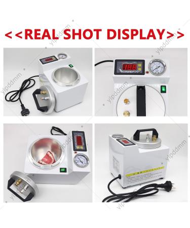ylpddmm Resin Pressure Polymerization Portable Digital Dispaly Automatic Pressure Polymerizer Pressurization Self-consolidating Denture-Base 65W - Buy Online on GoSupps.com