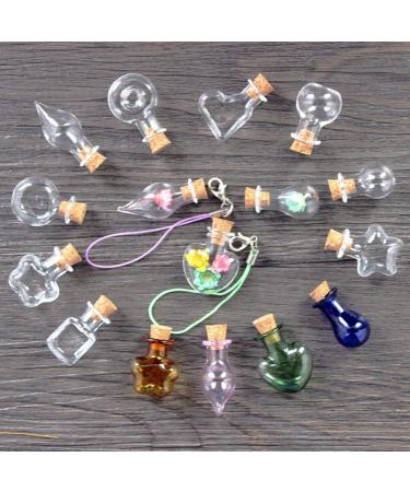 Milisten Clear Glass Jars 10PCS Unique Wishing Bottle Decor Delicate Drift Bottle Starry for Child Children Kids Glass Pendant - Buy Online on GoSupps.com