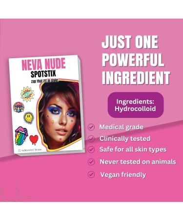 Neva Nude Pimple Patches - Hydrocolloid Acne Stickers | Waterproof Medical-Grade Zit Covers Made in USA - Buy Online on GoSupps.com