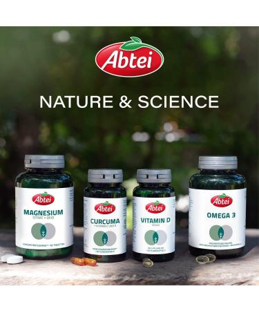 Abbey Nature & Science Curcuma - Premium Liquid Technology with Vitamin C & D - 185x Bioavailability - High-Dose Lab Tested - 90 Capsules - International Shipping - Buy Online on GoSupps.com
