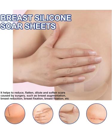 Silicone Scar Sheets for Breast Reduction - 8 Pack for Scar Removal, 4 Areola Soft Strips, Skin Treatment for Men 2022 - Buy Online on GoSupps.com