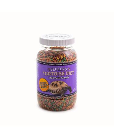 Fluker's Tortoise Diet, Small Pellet Food - Land Turtle Formula 7 Ounce (Pack of 1)