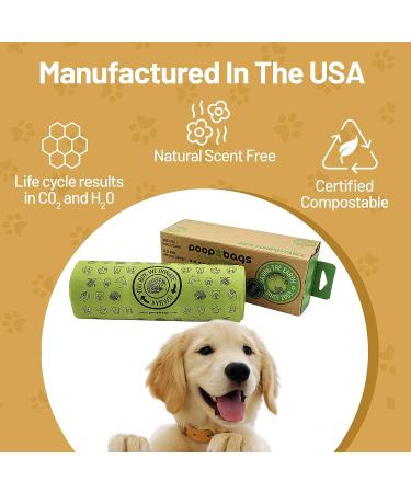 Jane Godall Institute Compostable Dog Poop Bags - Strong, Thick, Leak Proof | 200 Count - Buy Online on GoSupps.com