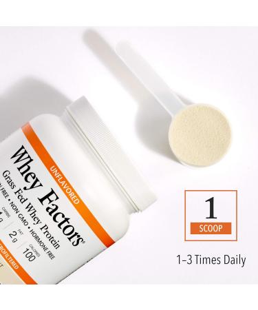 Buy Grass Fed Whey Protein Concentrate - Whey Factors by Natural Factors | Unflavored 12 Oz for Muscle Development & Immune Health - International Shipping - Buy Online on GoSupps.com
