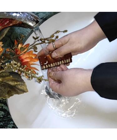 Coralpearl Wood Nail Brush Set - 4 Double-Sided Brushes with Natural Bristles for Fingernails & Toenails Cleaning | Rosewood Craftsman Brush & Scrubbing Tool - Buy Online on GoSupps.com