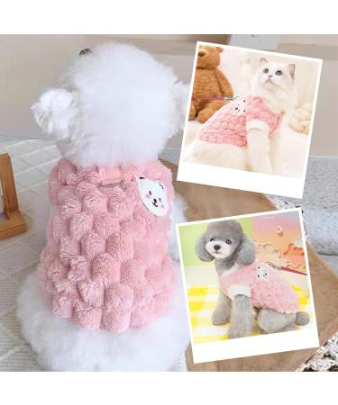 Lyneun Dog Jumper Thick Dog Sweater Warm Sweater Coat Soft Puppy Jumper Dog Winter Clothes Cute Warm Dog Pullover for Dog (Pink XL) XL Pink - Buy Online on GoSupps.com