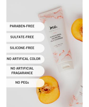Mudita Earth Organic Skin Cleanser | Peach Leaf & Basil Acne Treatment | Gentle Vitamin C Face Wash for Sensitive Skin with Moringa Oil - Buy Online on GoSupps.com