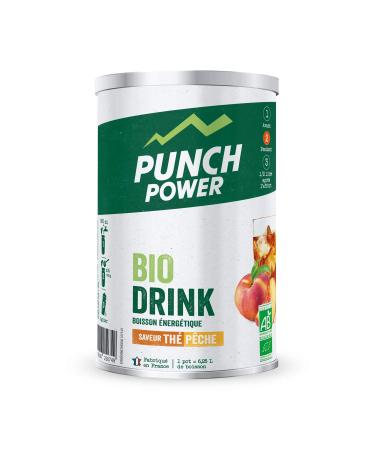 PUNCH POWER - Biodrink - Tea-Peach - 500 g jar - Carbohydrate drink of effort - Different forms of carbohydrates (maltodextri