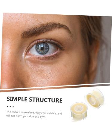 FRCOLOR 20 Rolls Double Eyelid Stickers Invisible Tape Eyelid Strip Tapes Eyelid Tapes Pretty Fake Eyelashes 1 count (Pack of 1) Light Yellowx5pcs - Buy Online on GoSupps.com