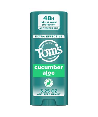 Tom s of Maine Cucumber Aloe Antiperspirant For Women and Men 3.25 oz Cucumber Aloe AP 3.25 Ounce (Pack of 1)