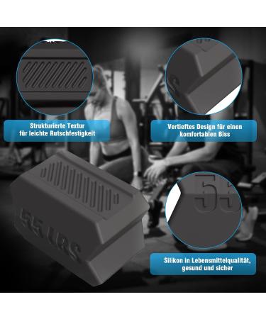 Jawline Trainer 8 Pieces Jaw Exerciser with 4 Resistance Levels Jawline Gum for Men and Women Jaw Design - Buy Online on GoSupps.com