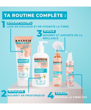 ENERGY FRUIT Nourishing Hair Oil | Organic Monoi & Macadamia Oil for Dry Damaged Hair | Vegan | 150ml - International Shipping Available - Buy Online on GoSupps.com