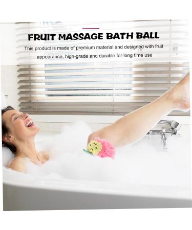 Hemoton 5pcs Ball Shower Scrubber - Soft Bathing Sponge & Exfoliating Tool for Body Cleanse - Perfect for Bath Tub - Nylon Bath Products - Buy Online on GoSupps.com