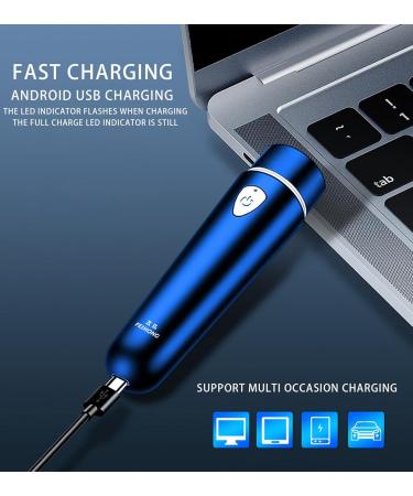 Buy Mini Electric Razor for Men - Portable USB Rechargeable Waterproof Shaver & Beard Trimmer - Ideal for Home & Travel - Buy Online on GoSupps.com