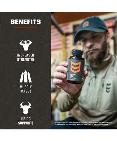 MTN OPS Ox Testosterone Booster Testosterone Supplement for Men Blend with Tribulus Terrestris & Adrenal Support Blend with Maca Root Capsules 30 Servings - Buy Online on GoSupps.com