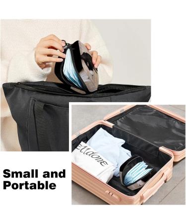 Menstrual Pad Bag with Zipper | Stylish Tampon Collection Pouch for Women & Girls - Sad Donkey Design - Buy Online on GoSupps.com
