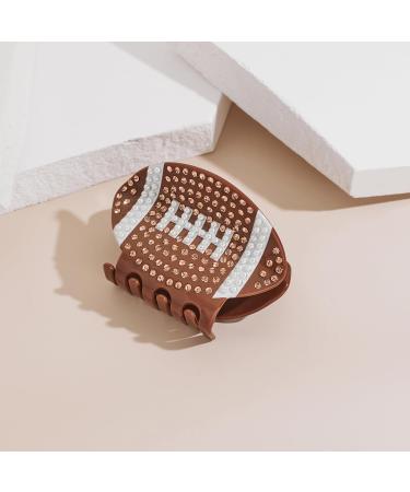 Shop Lilie & White American Football Hair Clips for Women - Cute Non-Slip Rugby Sport Accessories - Buy Online on GoSupps.com