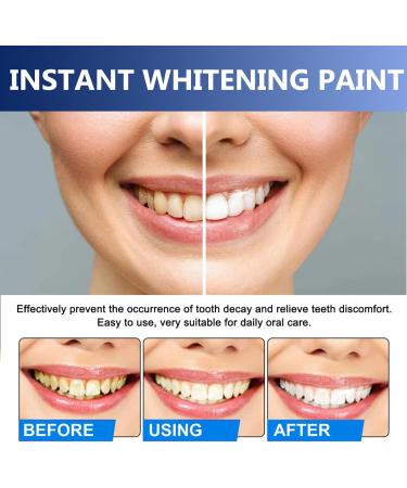 Ninnyi 2PCS Tooth Paint Enamel Instant Teeth Whitening Essence Gel for Stain Removal - Buy Online on GoSupps.com
