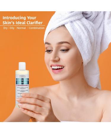 Advanced Clinicals Tea Tree Face Wash 8.2 oz - Pore Refining Gel Cleanser & Makeup Remover - Buy Online on GoSupps.com
