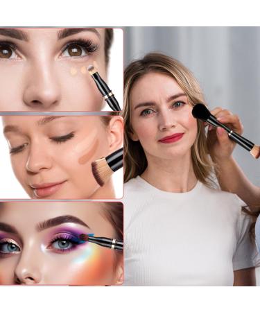 Travel Makeup Brushes Set | 4-in-1 Brush Kit with Case | Ideal Foundation Blush Eyeshadow & Concealer Brushes for Perfect Travel Beauty - Buy Online on GoSupps.com