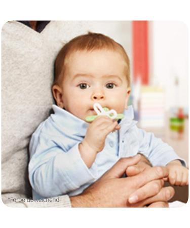 Mam Bite & Relax Phase 2 Mini Bite Ring - Toothing Aid for Molars 3D Shape Extra Light Blue - Ideal for Babies 4+ Months - Buy Online on GoSupps.com