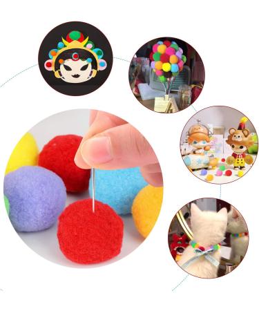 50-pack 2.5 Inch Assorted Pom Poms for DIY Crafts - Vibrant Colors for Creative Decorations - Buy Online on GoSupps.com