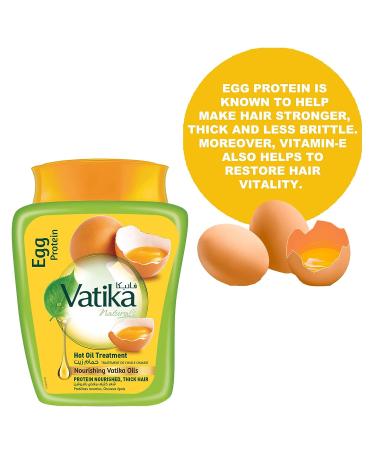 Dabur Vatika Naturals Hair Mask with Egg Protein - Hair Care Treatment - Buy Online on GoSupps.com