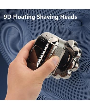 5 in 1 Electric Head Shaver for Men | Waterproof Cordless Razor | Rechargeable 9D Grooming Kit for Bald Men - Buy Online on GoSupps.com