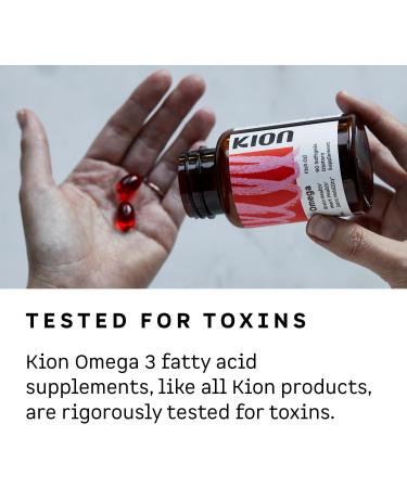 Kion Omega - Omega 3 Fatty Acid Supplements - DHA Supplements - Mini Fish Oil Softgels - Omega 3 DHA EPA Fish Oil Pills - Fish Oil 1 000 mg - 30 Servings - Buy Online on GoSupps.com