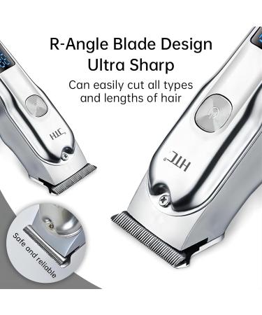 HTC Men's Beard Trimmer/Hair Trimmer Electric Razor with LED Display Hair Trimmer with Adjustable Speed for Home Use Salon and Travel - Buy Online on GoSupps.com