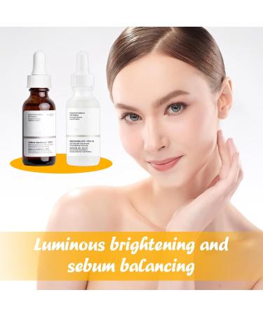 DOWNDRIFT Niacinamide 10% + Zinc 1% Caffeine Solution 5% + EGCG Eye Serum Face Serum Set Eye Serum for Men and Women - Buy Online on GoSupps.com