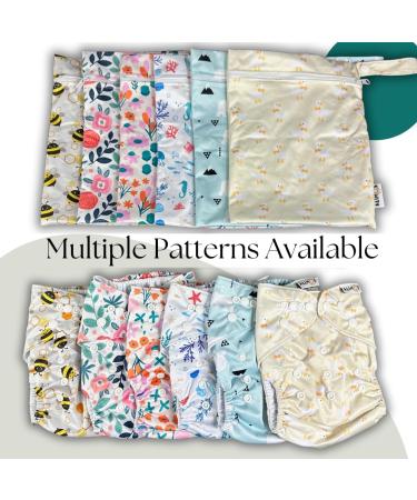 Alimos Swim Nappy & Waterproof Bag | Washable & Reusable for Happy Baby | UK Brand Bee | 0-3 Years - Buy Online on GoSupps.com