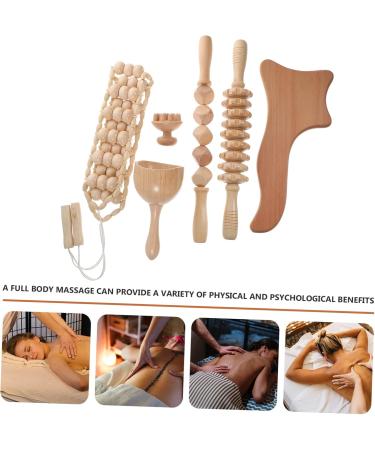 Shop Healeved 5-Piece Beech Massager | Premium Swedish Beechwood for Relaxation & Wellness - International Shipping Available - Buy Online on GoSupps.com