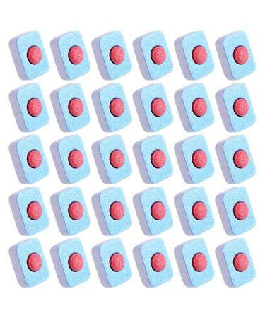 MarryLee 1Box/30Pcs Multi-Effect Dishwasher Tablets Solid Dishwashing Block Cleaner Fresh Scent Remove Grease Etc (Blue)