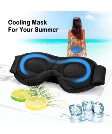 Adjustable 3D Contoured Eye Mask for Men and Women - Purple Blackout Sleep Mask for Travel, Nap, and Shift Work - Buy Online on GoSupps.com