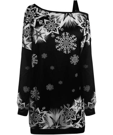 Women's Christmas Dress Sweatshirt - Sexy Cartoon Hooded Tops & Long-Sleeved Sweater for Party - Autumn Winter Fashion - Buy Online on GoSupps.com