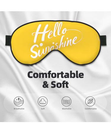 Buy Reusable Sleep Mask Eye for Men & Women - Soft Blackout Eye Covers for Better Sleep Travel & Camping Essentials | Goodlooking Hello - Buy Online on GoSupps.com
